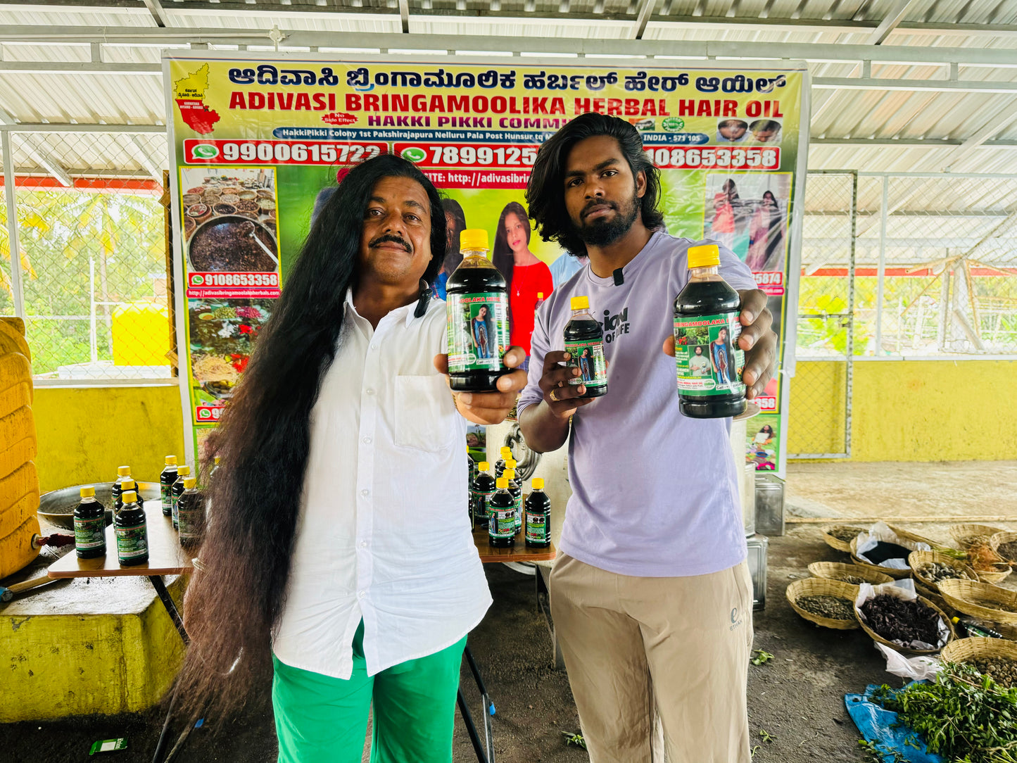 Adivasi Bringhamoolaka 100% Pure Ayurvedic Herbal Hair Oil🌿